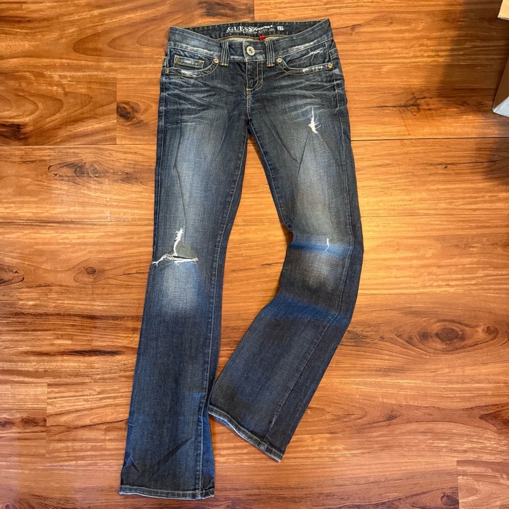 Guess Women's Boot Cut Leg Blue Jeans